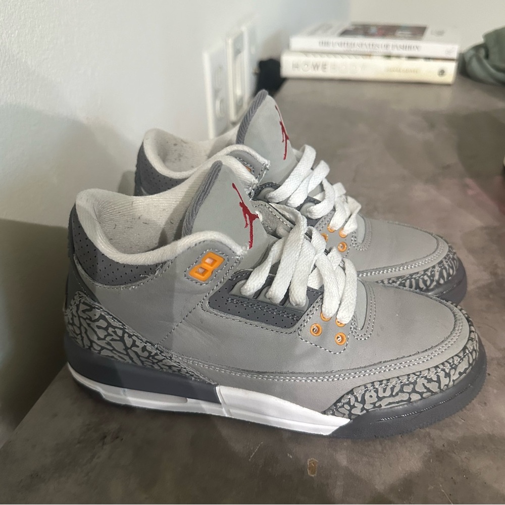 Jordan 3 Cool Grey Size 4Y (lightly worn)